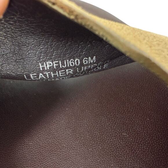 Donald Pliner Wedge Slide Sandal Fifi Leather Size 6 Taupe Metallic Women - Picture 9 of 10